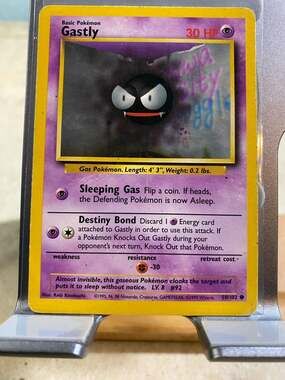 Gastly 50/102 - NM / M - Base Pokemon Card - Combined Shipping